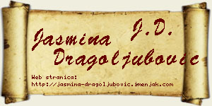 Jasmina Dragoljubović vizit kartica